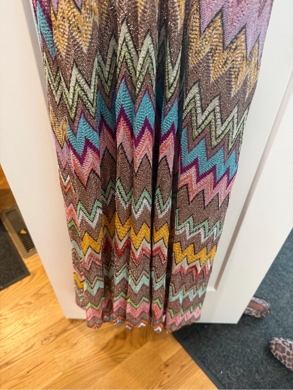 Missoni Multicolor Zigzag Halter Maxi dress - Picture 3 of 6